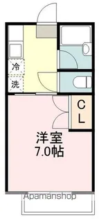エスポワールハイツ【1階】の間取り