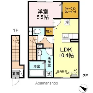 エントピアⅡ【2階】の間取り