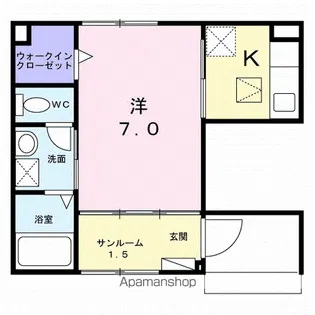 ヴェルディアーレ Ⅰ【1階】の間取り