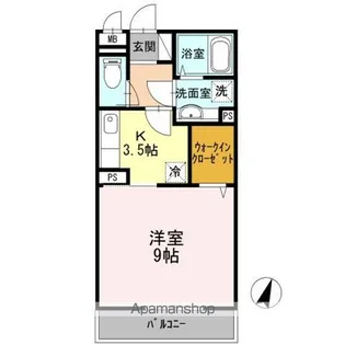 グリーンスクエアⅡ【2階】の間取り