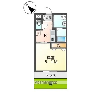 サン フォレストII【1階】の間取り