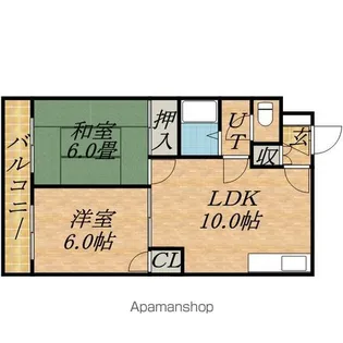 メゾン16条【2階】の間取り