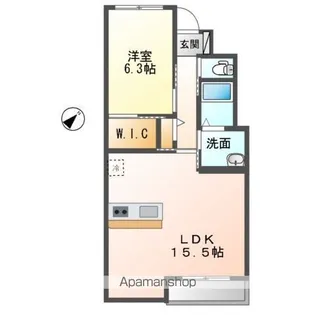 SERENA GARDEN【2階】の間取り