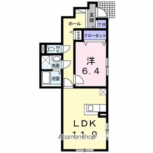 カーサ.エテルノ【1階】の間取り
