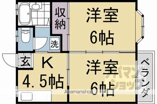 グリーンビューラー【103号室】の間取り