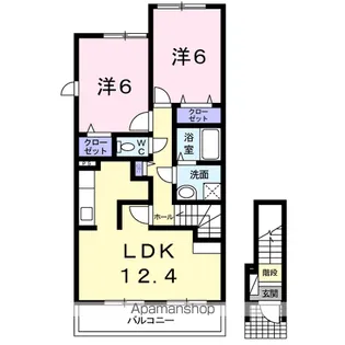 ラッフィナート【2階】の間取り