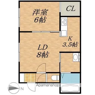 FELISTA(フェリスタ)【1階】の間取り