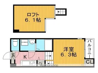 ドネボヌール【2階】の間取り