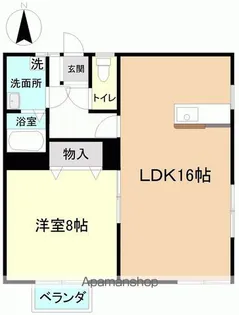 タカハシコーポ【12号室】の間取り