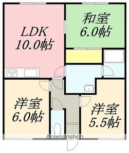 3LDKの間取り画像