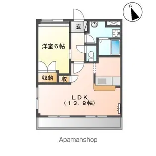 アルデシア77【202号室】の間取り