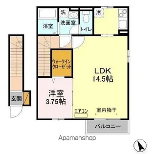 マスカレード【2階】の間取り
