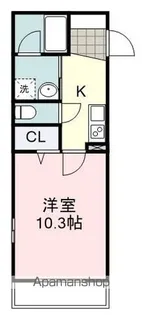 カフェ・ド・ショパン【302号室】の間取り