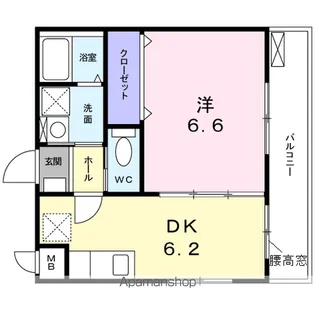 ジュネスメゾン中板橋【2階】の間取り