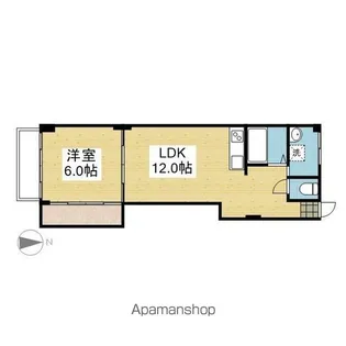 ピカデリー・サーカス7ラック【2階】の間取り