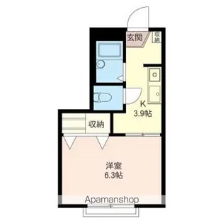 ベル久我山【207号室】の間取り