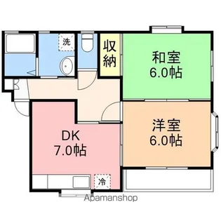 T・Mアベニュー【A-3号室】の間取り