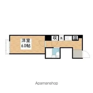 ロイヤル大磯【4A号室】の間取り