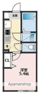 ヴィレセゾン長津田【2階】の間取り