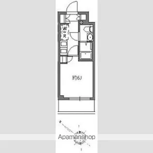 アラート横濱桜木町Ⅰ【10階】の間取り