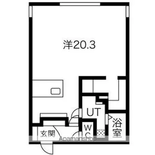 RESIDENCE SAPPORO KOULI【202号室】の間取り
