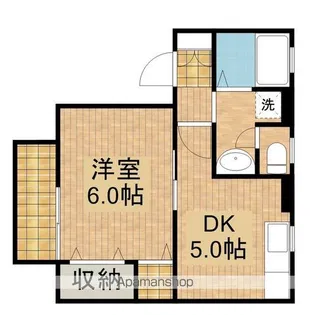 ファンテールC【1階】の間取り
