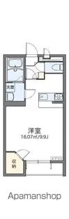 レオパレスカンタービレΑ2【2階】の間取り