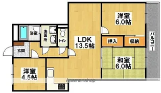 ル・シェンテ【103号室】の間取り