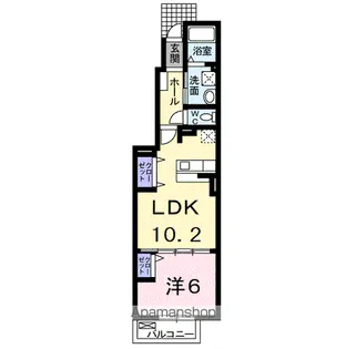 アプローズ【1階】の間取り