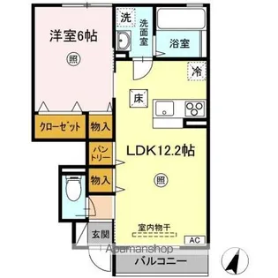 ラ・フェリーチェ・ヴィータ利府【1階】の間取り