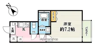 カフーティーダ和光市【2階】の間取り