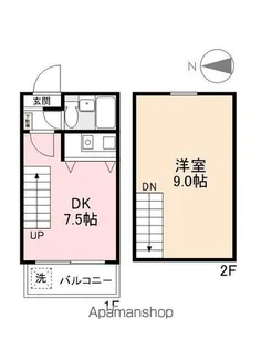 AM’SⅡ【4階】の間取り