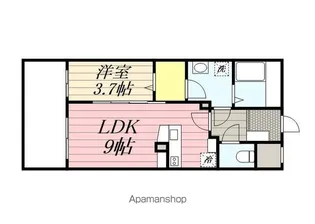 ファーメリー那の川【6階】の間取り