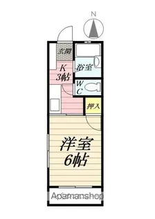 シーガルハイツ【2階】の間取り