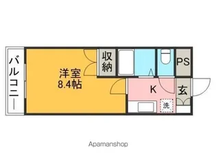 ジュネスドミール【5階】の間取り