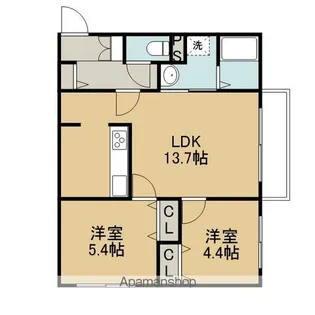 CONTRAIL(コントレール)【506号室】の間取り
