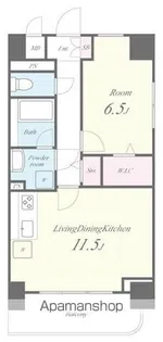 グラシーナ文京【7階】の間取り