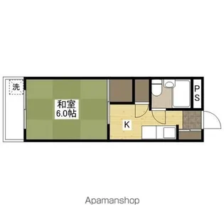 第三落海ビル【4階】の間取り