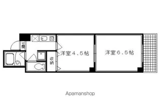 マッケンジー東堀川【702号室】の間取り