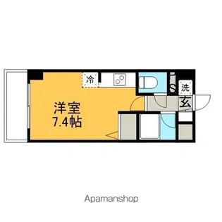 RIDGE堀田【8階】の間取り