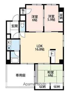 3LDKの間取り画像