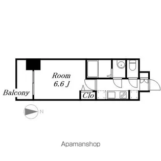 プレサンス名駅南エディフィス【3階】の間取り