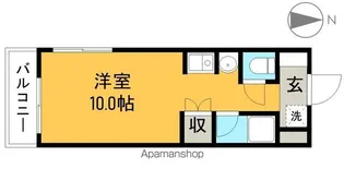 テイクプラス【4階】の間取り