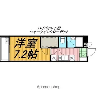 レオパレスエスト逆井【3階】の間取り