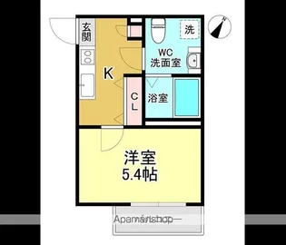 FLEUR SーKASHIWA【2階】の間取り
