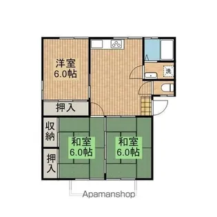 パナマンションⅡ【2階】の間取り