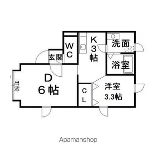 パークアベニューⅡ【2階】の間取り