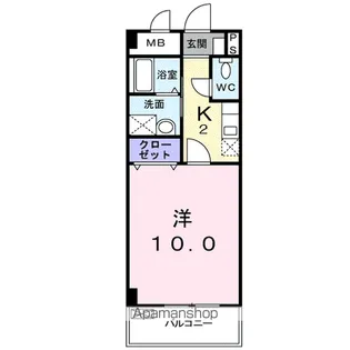 エス・ポールト【4階】の間取り