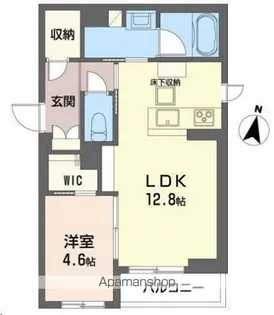 フロレスタ堤通雨宮【1階】の間取り