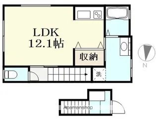 G−ROOM【B202号室】の間取り